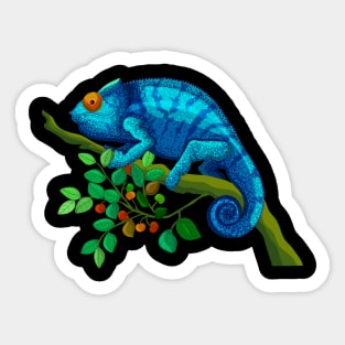 Funny Chameleon Sticker